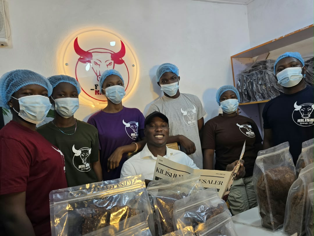 Fesh Kilishi hygienic wholesale production and packing team in Northern Nigeria